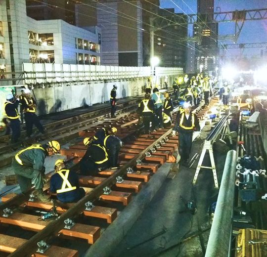 新幹線支障移転工事